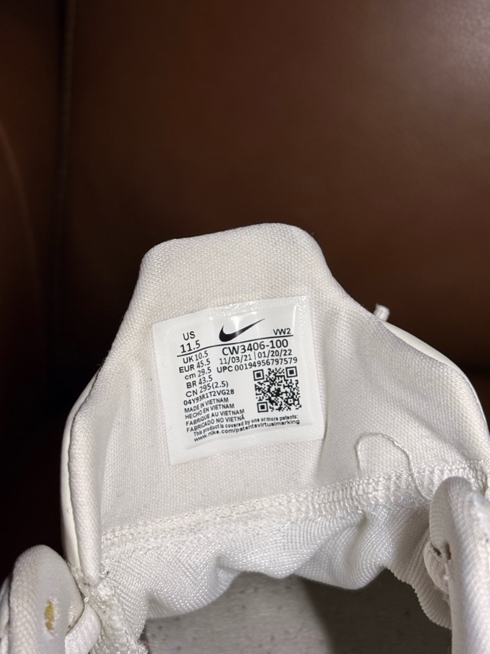 Nike Renew Elevate Summit White Gum Men’s Size 11.5 US - Picture 7 of 7